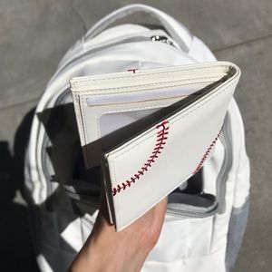 Baseball backpack & wallet